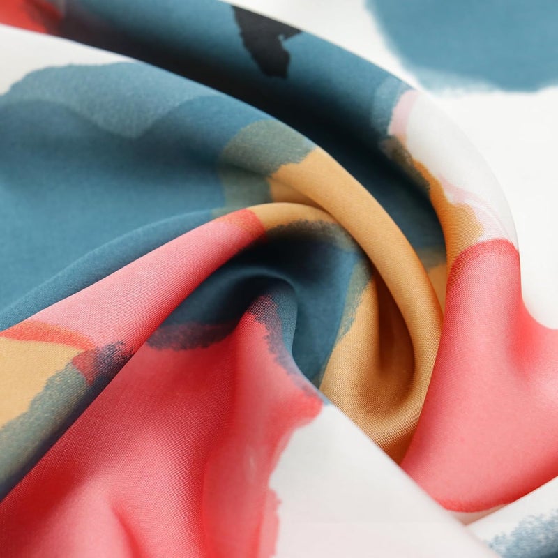 vimate Head Scarf for Women Hair 27'' Square Satin Silk Feeling Bnadana Neck Scarf Handbag Accessories Etc - Image 3